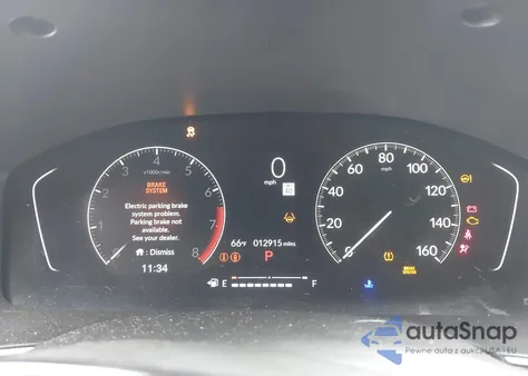 2024 Honda Civic Ex-L z USA, uszkodzony, nr VIN 19XFL1H73RE003908